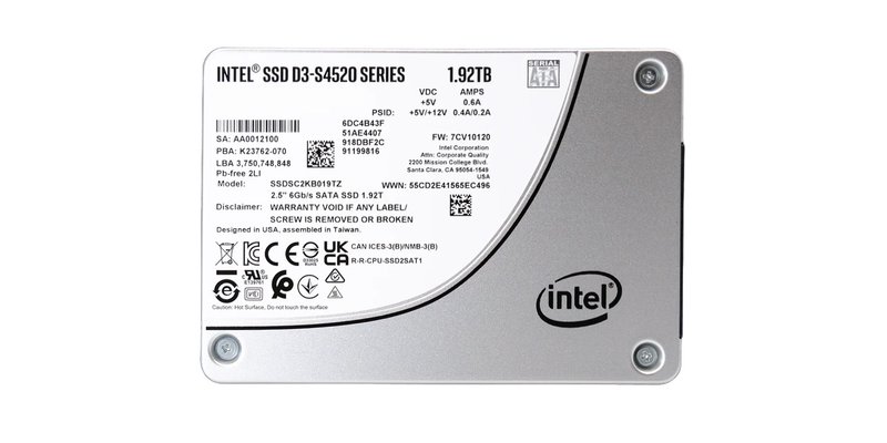 Накопичувач 2.5" Intel D3-S4520 1920 GB 6G SATA Sale (Б/У) Накопичувач 2.5" Intel D3-S4520 1920 GB 6G SATA Sale (Б/У)