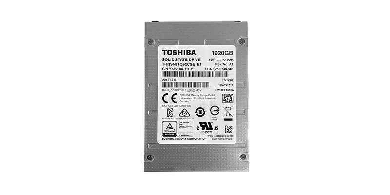 Накопичувач 2.5" 1.92 TB 6G Toshiba THNSN81Q92CSE E1 SATA (Б/У)