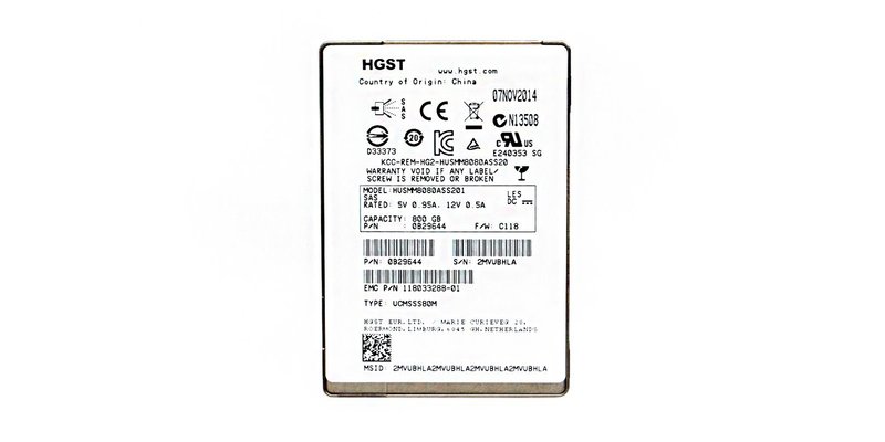 Накопичувач 2.5" 800GB 12G HGST SAS HUSMM8080ASS201 (Б/У) Накопичувач 2.5" 800GB 12G HGST SAS HUSMM8080ASS201 (Б/У)