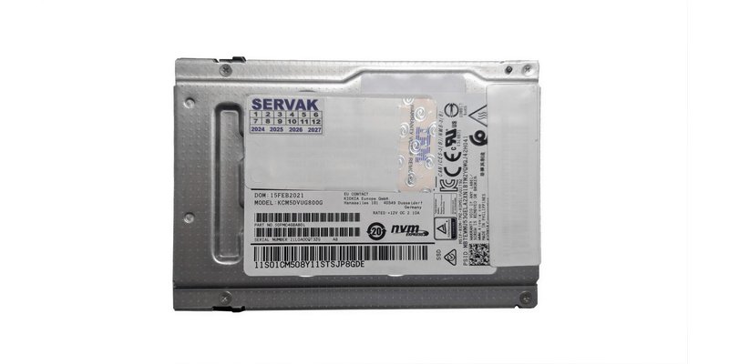 Накопичувач 2.5" 800GB SSD U.2 IBM (KCM5DVUG800G) PCIe 3.0 NVMe (Б/У)
